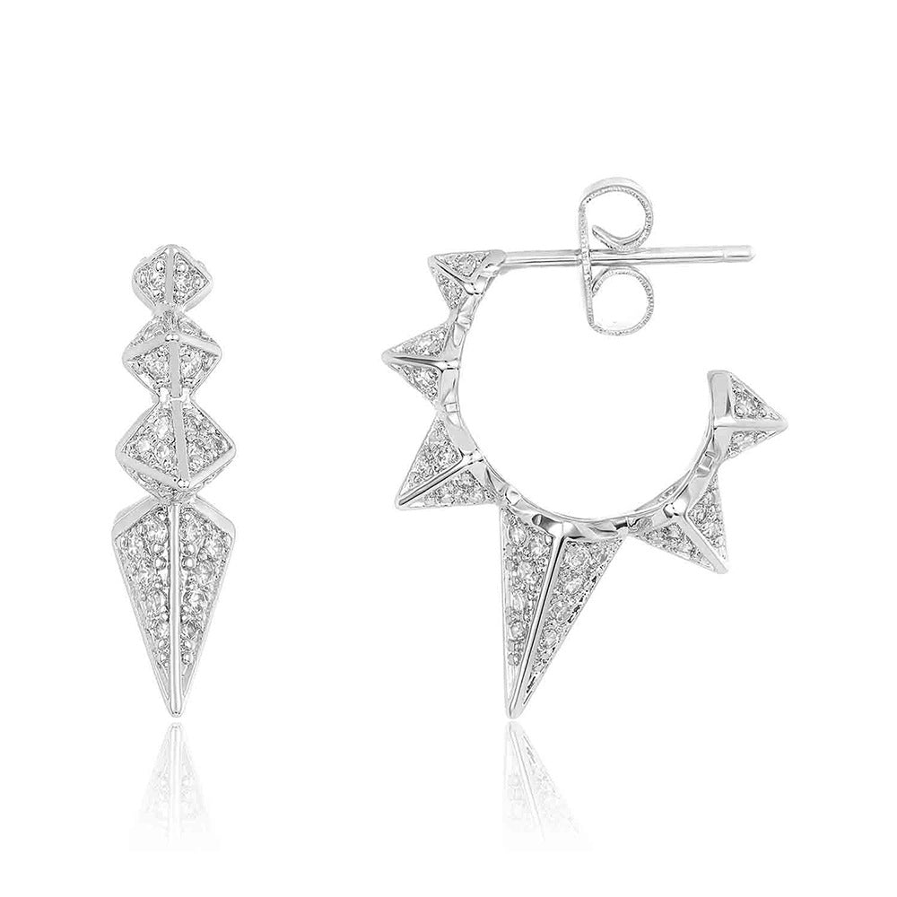 European And American Retro Triangle Earrings