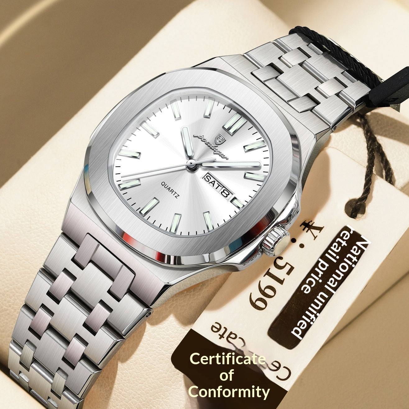 Ultra-thin Watch With Waterproof And Luminous Features - Zentrova Ultra-thin Watch With Waterproof And Luminous Features - Zentrova