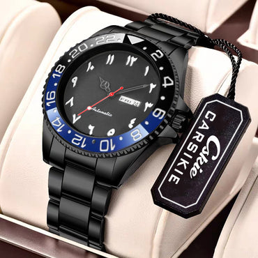 Luminous Mens Sports Mechanical Watch With Date Display And Water Resistance - Zentrova - Alternative View Luminous Mens Sports Mechanical Watch With Date Display And Water Resistance - Zentrova - Alternative View
