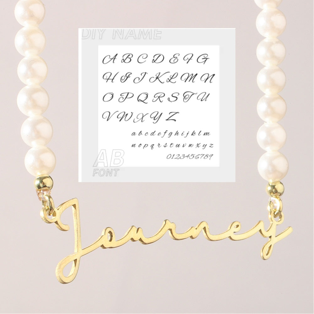 DIY Personalized English Name Design Titanium Steel Necklace - Zentrova DIY Personalized English Name Design Titanium Steel Necklace - Zentrova