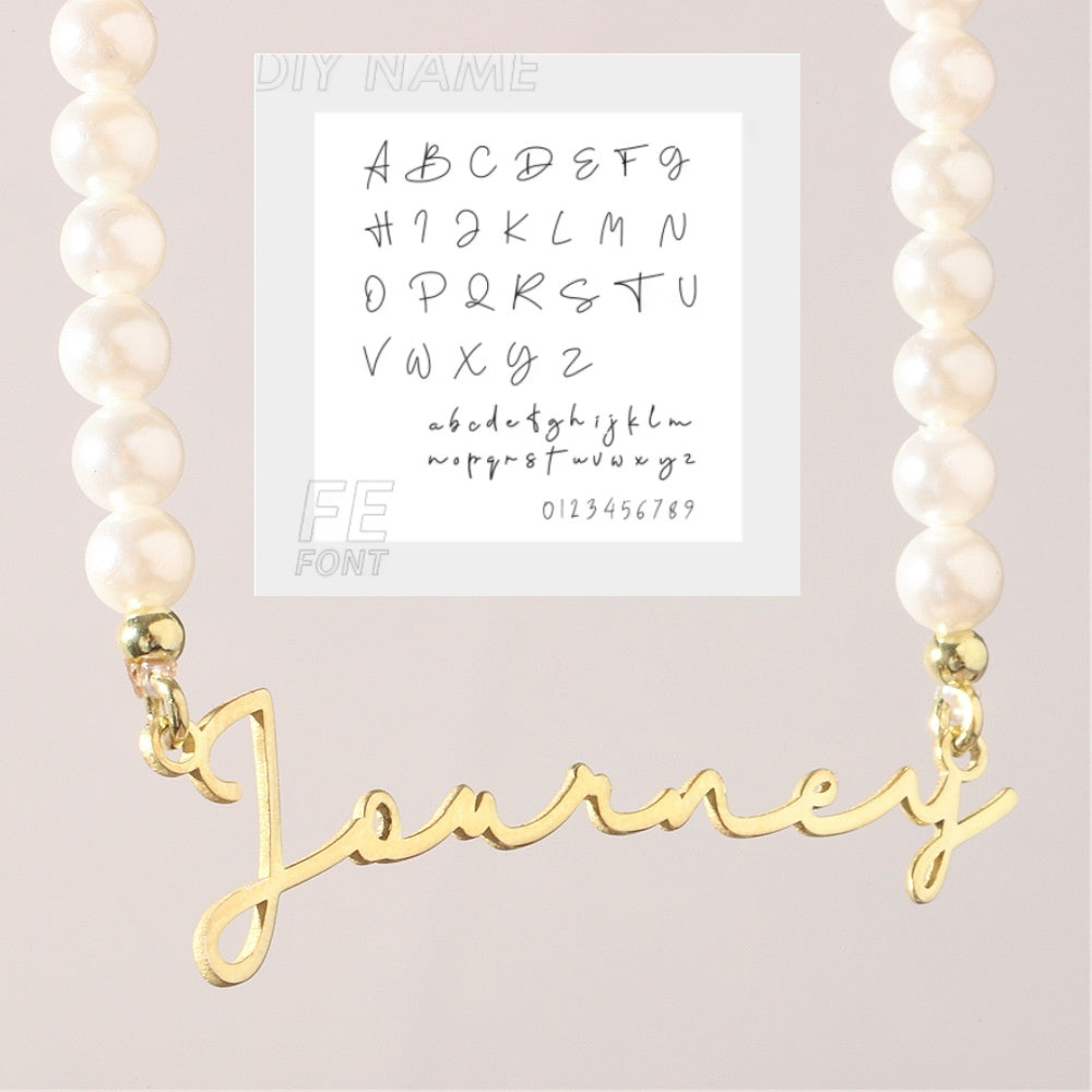 DIY Personalized English Name Design Titanium Steel Necklace - Zentrova DIY Personalized English Name Design Titanium Steel Necklace - Zentrova