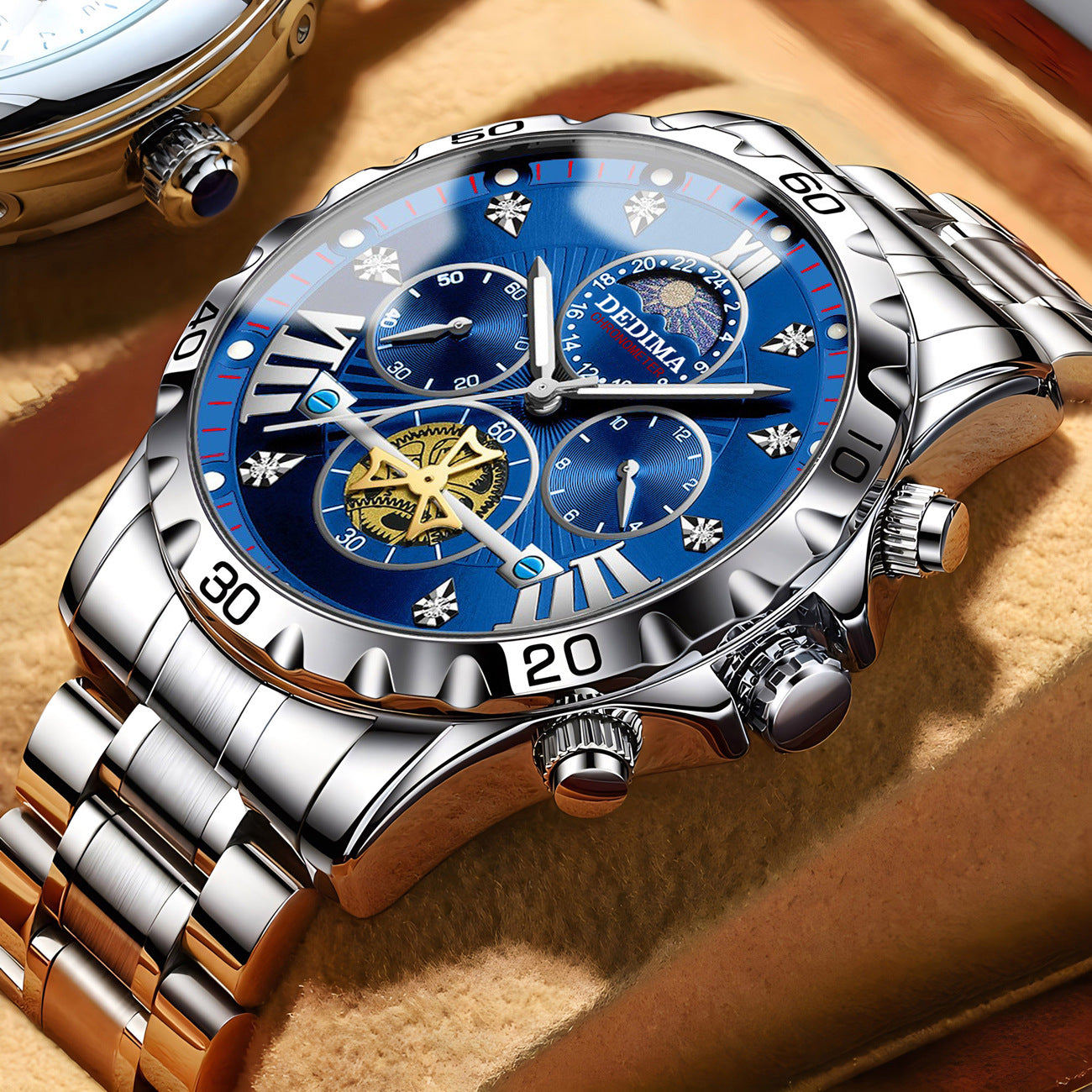 Business Luminous Waterproof Flywheel Quartz Watch - Zentrova Business Luminous Waterproof Flywheel Quartz Watch - Zentrova