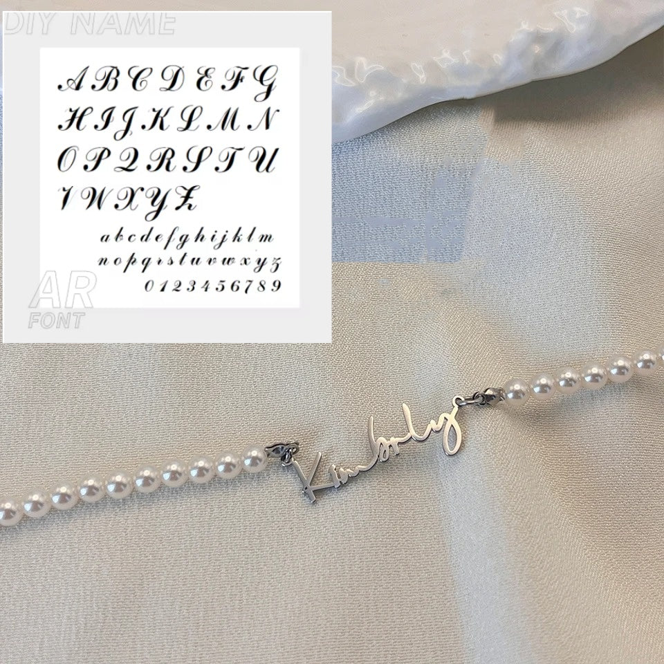 DIY Personalized English Name Design Titanium Steel Necklace - Zentrova DIY Personalized English Name Design Titanium Steel Necklace - Zentrova
