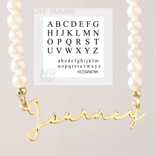 DIY Personalized English Name Design Titanium Steel Necklace - Zentrova DIY Personalized English Name Design Titanium Steel Necklace - Zentrova