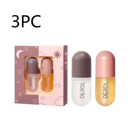 Day Night Instant Volume Lip Plumper Oil Clear Lasting Nourishing Repairing Reduce Lip Fine Line Care Lip Beauty Cosmetic - Zentrova