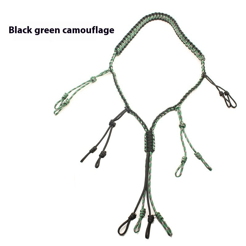 Outdoor Tactics Equipment Parachute Cord Collar Whistle Lanyard