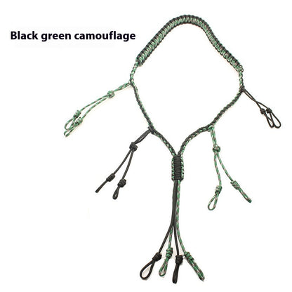 Outdoor Tactics Equipment Parachute Cord Collar Whistle Lanyard