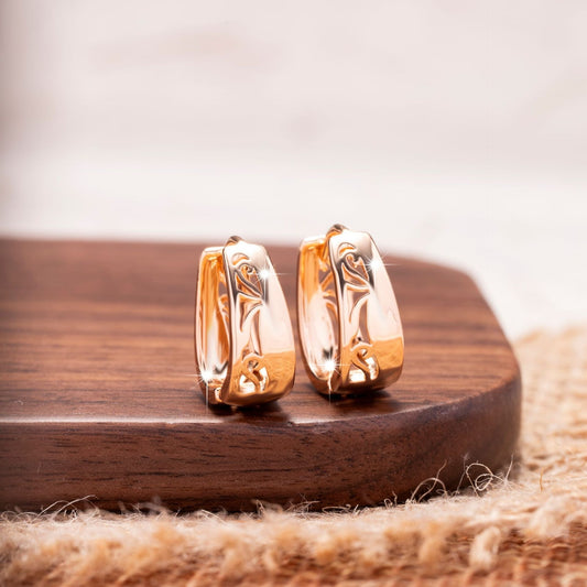 Personalized Simple Hollow Carved Women's Earrings