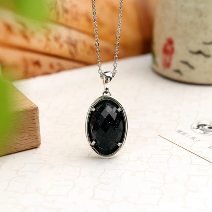 Retro Distressed Elegant And Ethnic Style Earrings Necklace Ring Three-piece Set