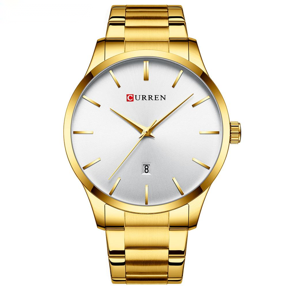 Men's Simple Large Dial Quartz Watch - Zentrova