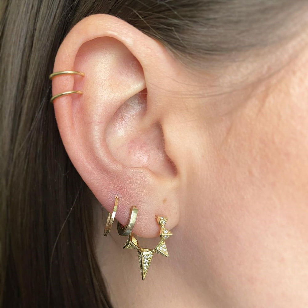 European And American Retro Triangle Earrings