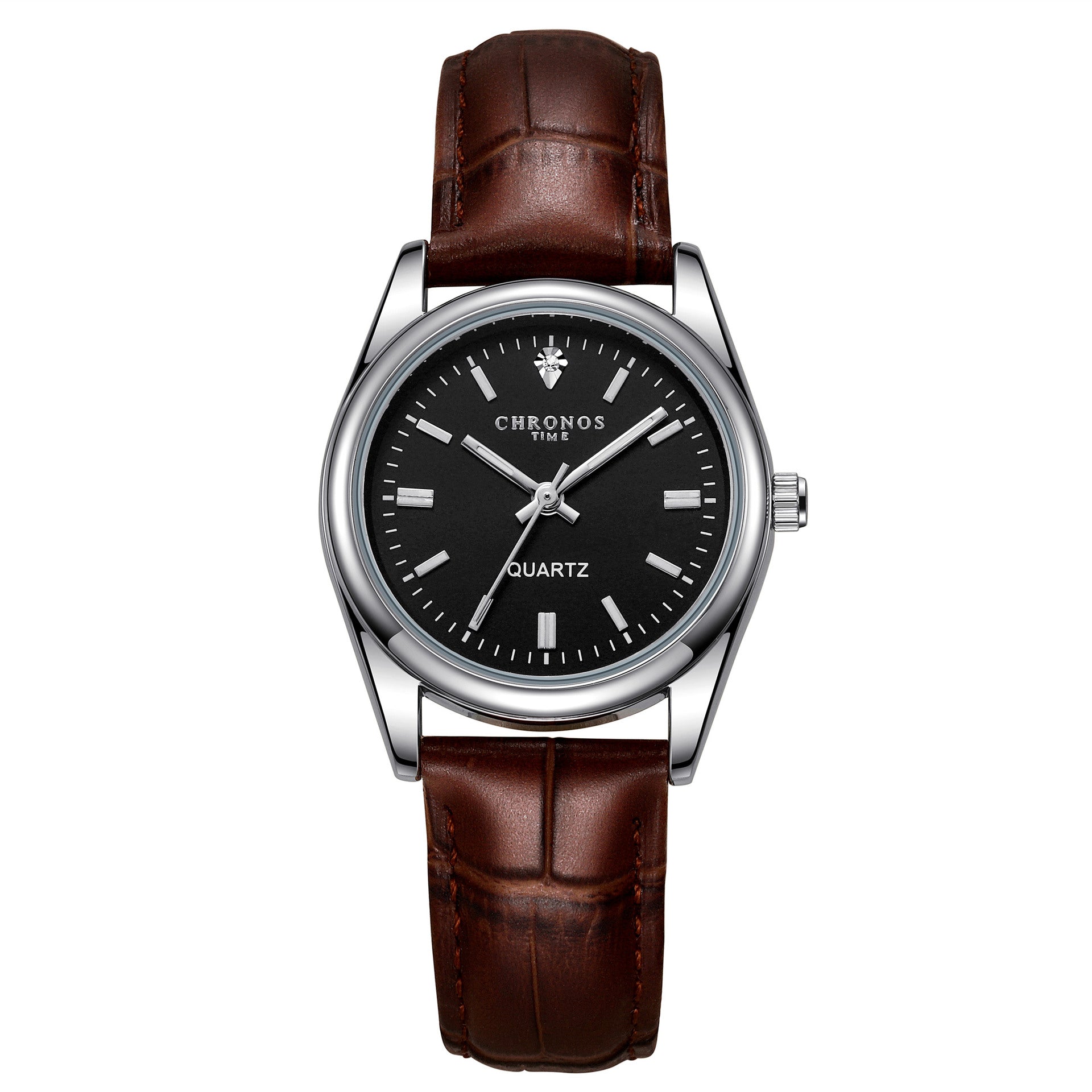 Womens Fashion Wristwatch With A Genuine Leather Strap And Luminous Quartz Movement - Zentrova