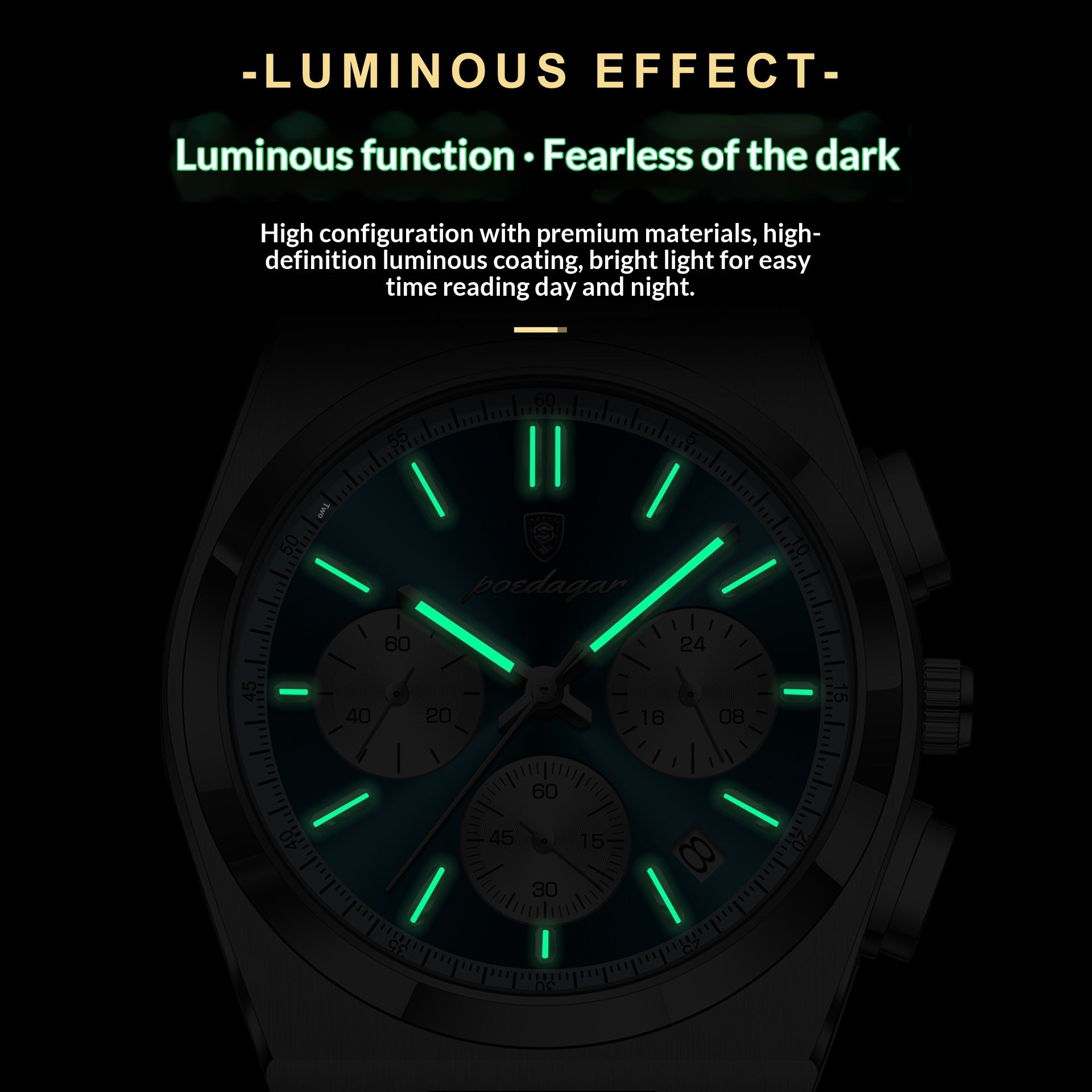 Mens Waterproof Multifunctional Luminous Ultra-thin Watch - Zentrova