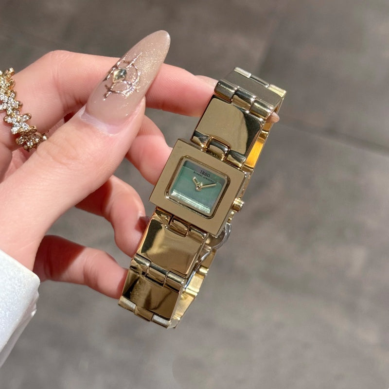 Small Square Watch Light Luxury Niche Fashionable Minimalis For Women - Zentrova