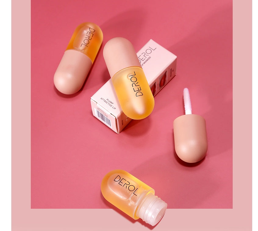 Day Night Instant Volume Lip Plumper Oil Clear Lasting Nourishing Repairing Reduce Lip Fine Line Care Lip Beauty Cosmetic - Zentrova