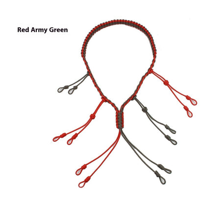 Outdoor Tactics Equipment Parachute Cord Collar Whistle Lanyard