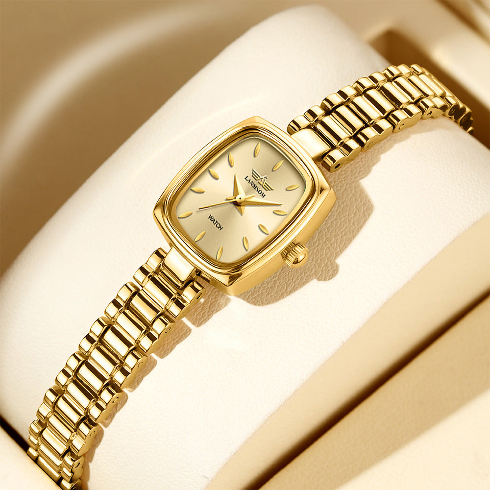 Niche Vintage Petite Gold Watch For Women - Zentrova