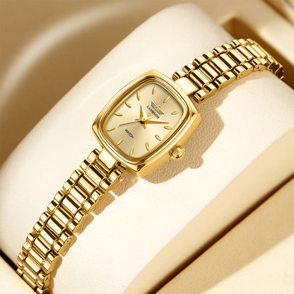 Niche Vintage Petite Gold Watch For Women - Zentrova