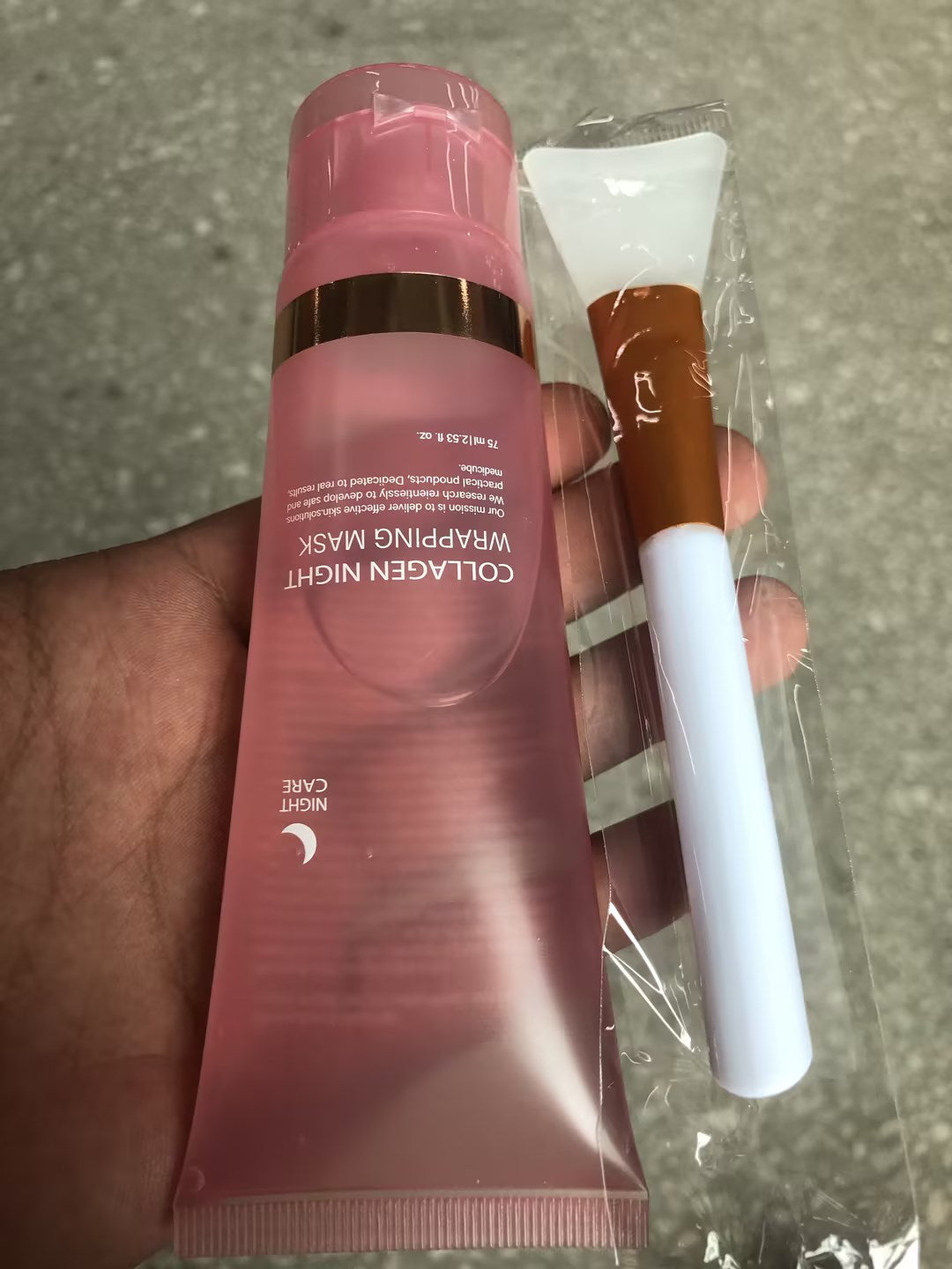 Face Night Mask Collagen Wrapping Mask Natural Ingredients Firming Elasticity & Hydration Anti-wrinkle For Skin Care - Zentrova