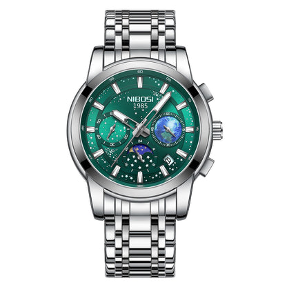 Steel Belt Men's Business Quartz Watch - Zentrova