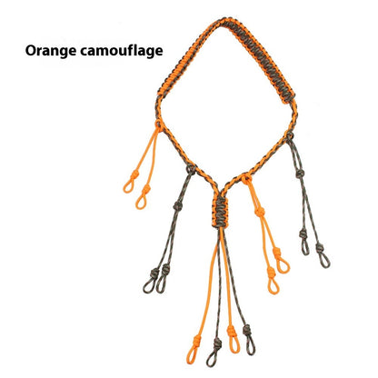 Outdoor Tactics Equipment Parachute Cord Collar Whistle Lanyard