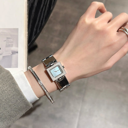 Small Square Watch Light Luxury Niche Fashionable Minimalis For Women - Zentrova