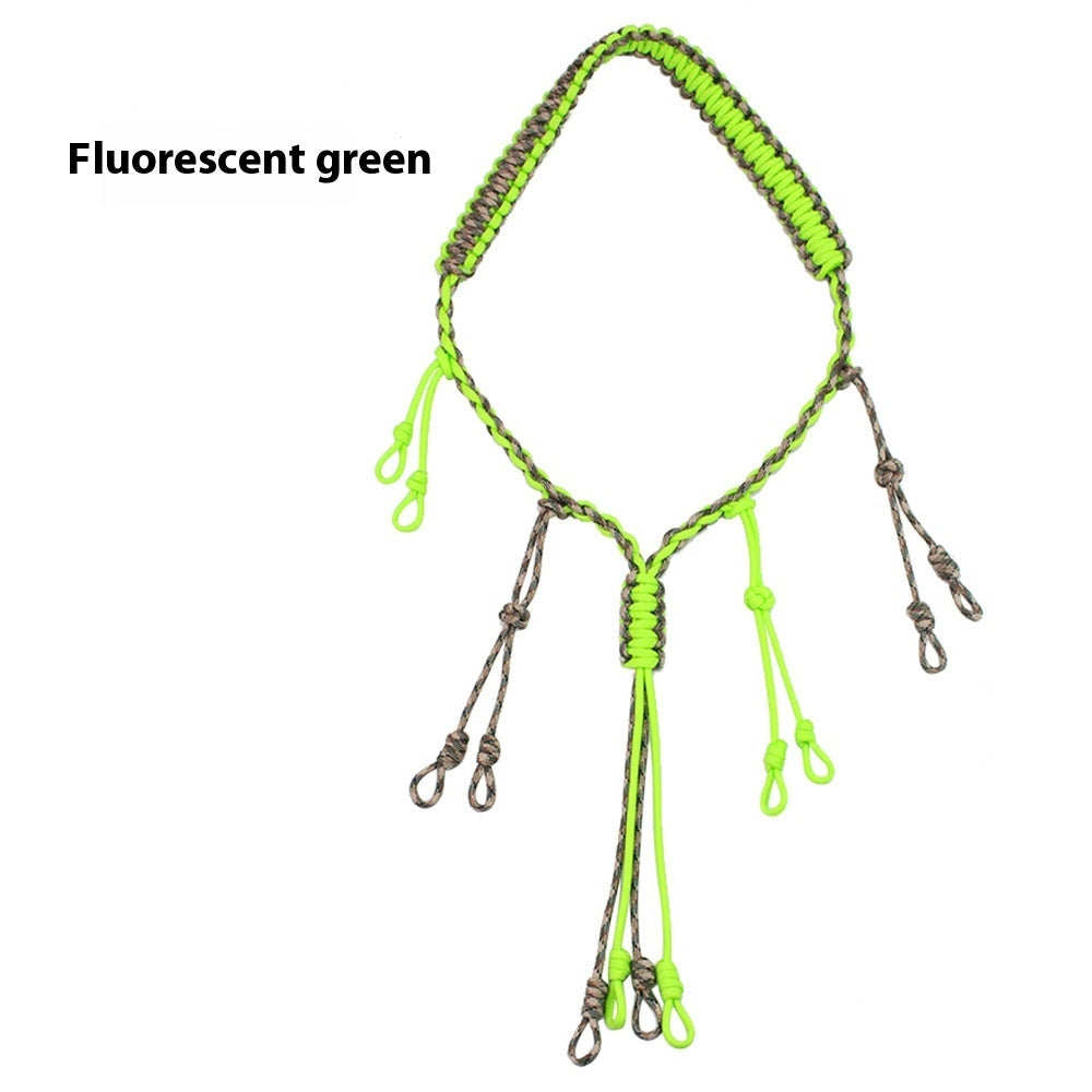 Outdoor Tactics Equipment Parachute Cord Collar Whistle Lanyard