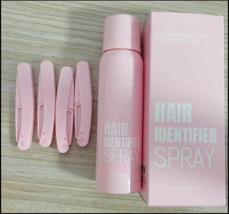 Hair Identifier Spray Set For Face Shaving Moisturizing Dermaplaner Spray For Face Shaving Skin Care - Zentrova
