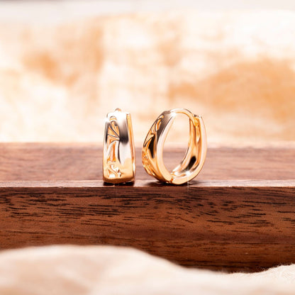 Personalized Simple Hollow Carved Women's Earrings