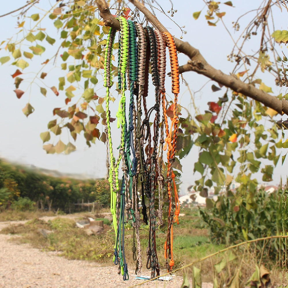 Outdoor Tactics Equipment Parachute Cord Collar Whistle Lanyard