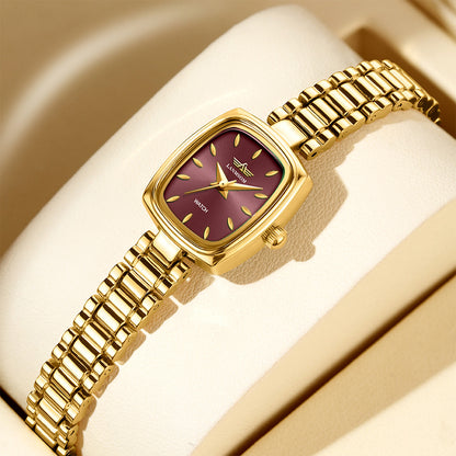 Niche Vintage Petite Gold Watch For Women - Zentrova