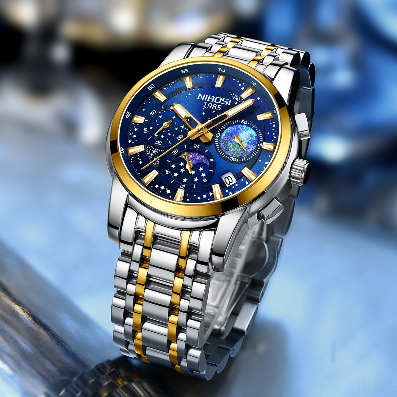 Steel Belt Men's Business Quartz Watch - Zentrova