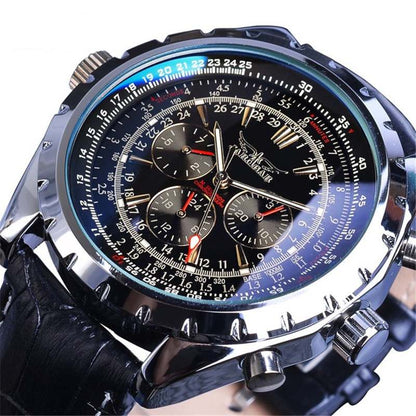 Mens Stylish Casual Multi-function Mechanical Watch - Zentrova