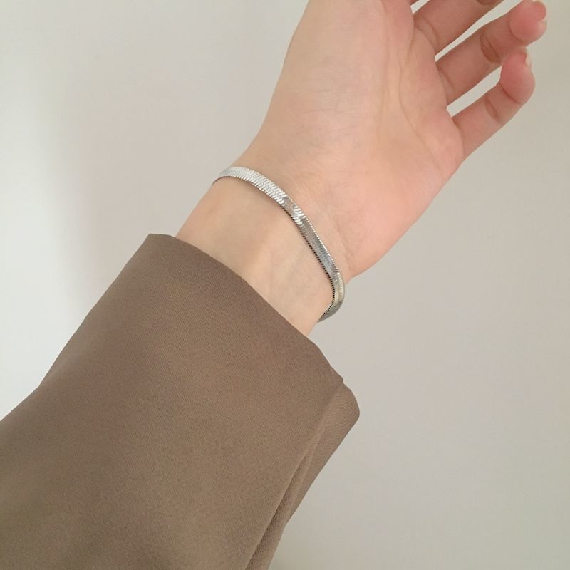 Titanium Steel Basic Style Necklace For Men And Women