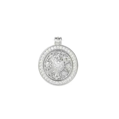 Eight Treasures Compass Rotating Necklace - Zentrova