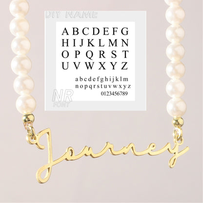 DIY Personalized English Name Design Titanium Steel Necklace - Zentrova